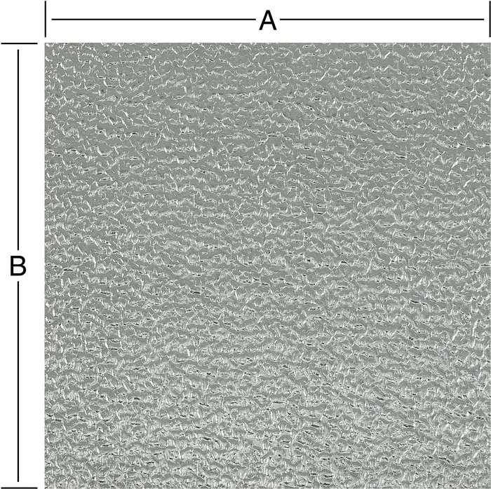 Rauhputzblech Maß 500x250mm Aluminium blank VORMANN2